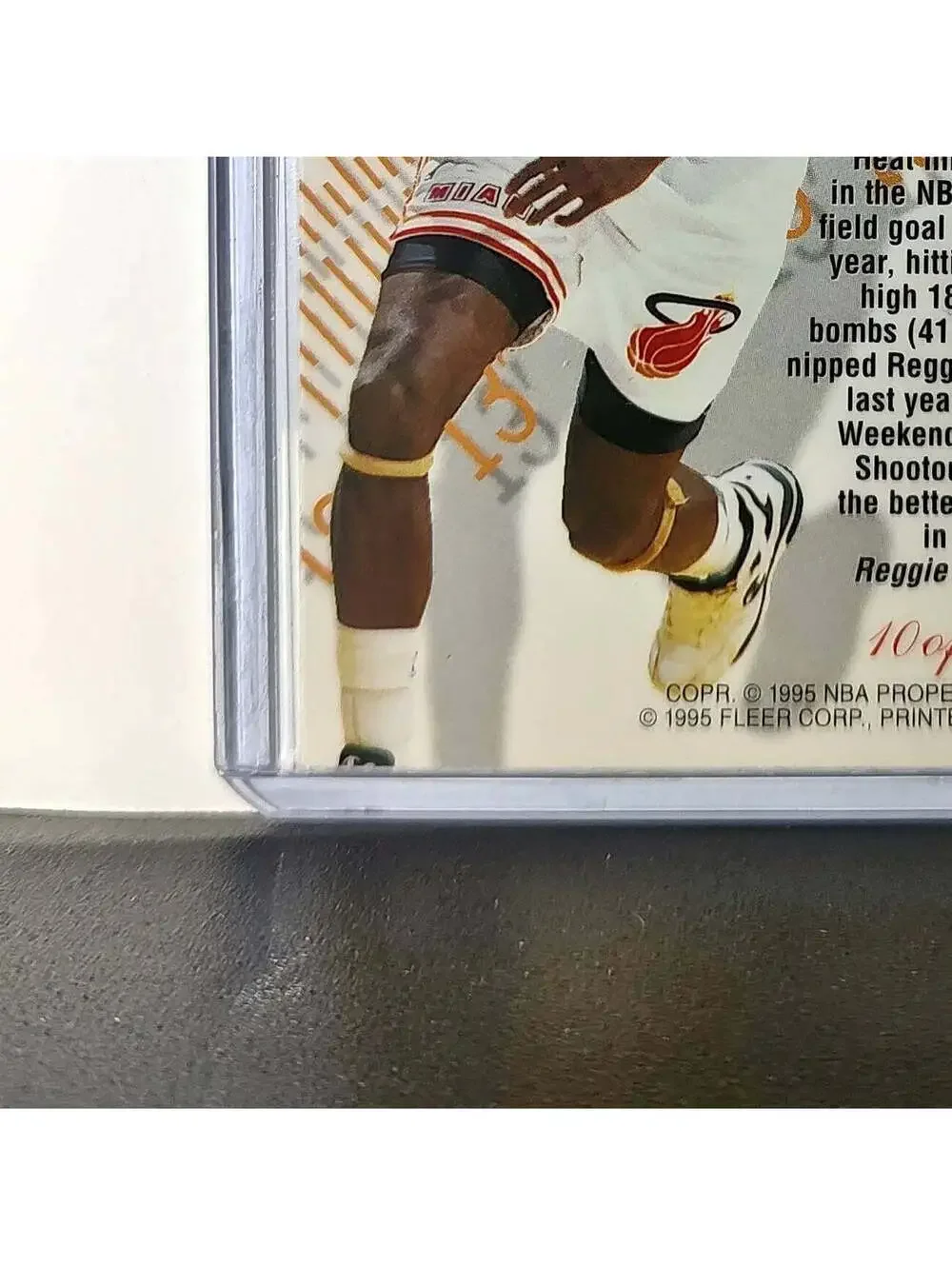 Glen Rice 1995-96 Flair NBA #10 Perimeter Power Card